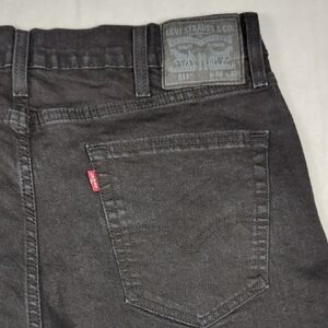 Levi's 511 Slim Straight Fit Black Wash Mens Jeans Size‎ 38